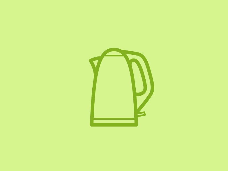 Day 16 - Green Tea - 100 Days of Icons 100 bunny days green icon illustration jug kettle sam tea