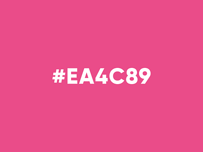 #EA4C89 dribbble ea4c89 hex sticker mule