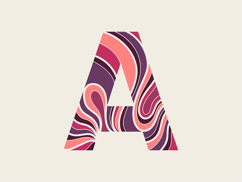 A - 36 Days of Type 36 days of type a gif lettering typography