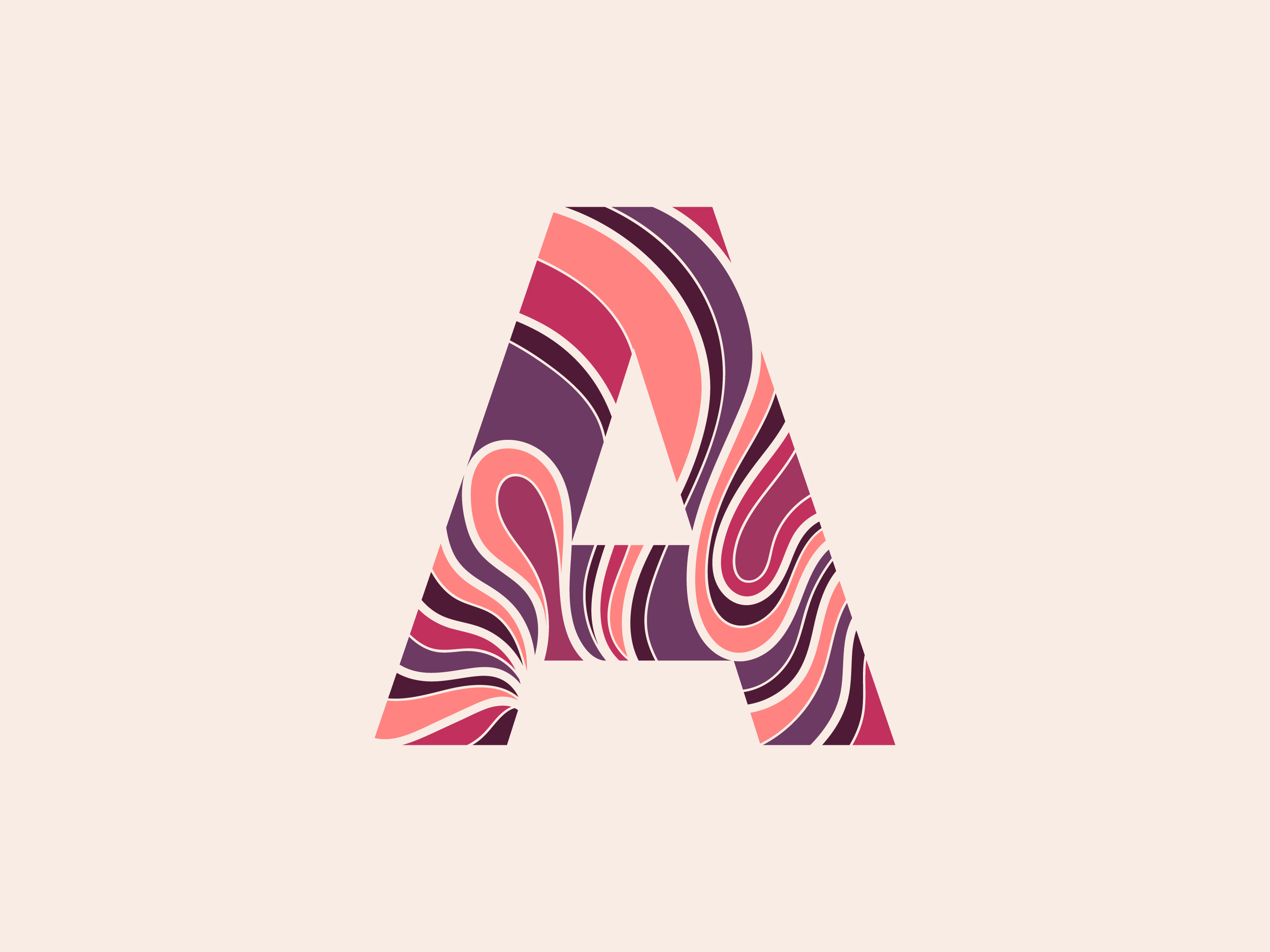 A - 36 Days of Type by Sam Bunny on Dribbble