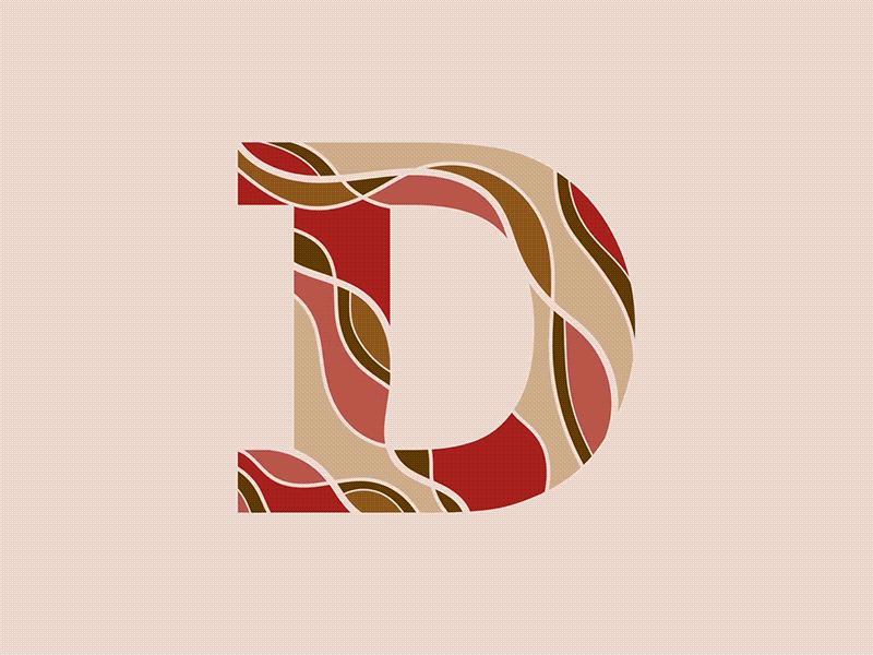D - 36 Days of Type 36 days of type d gif lettering typography