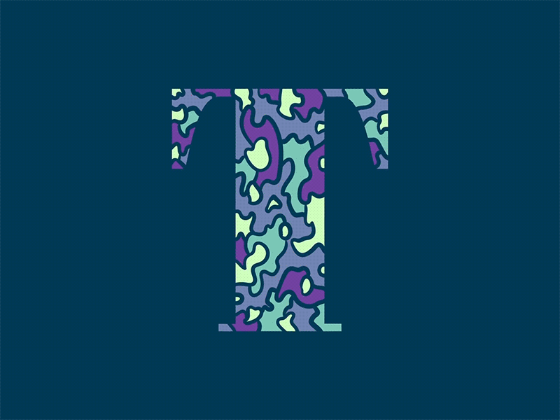 T - 36 Days of Type typography lettering gif t 36 days of type