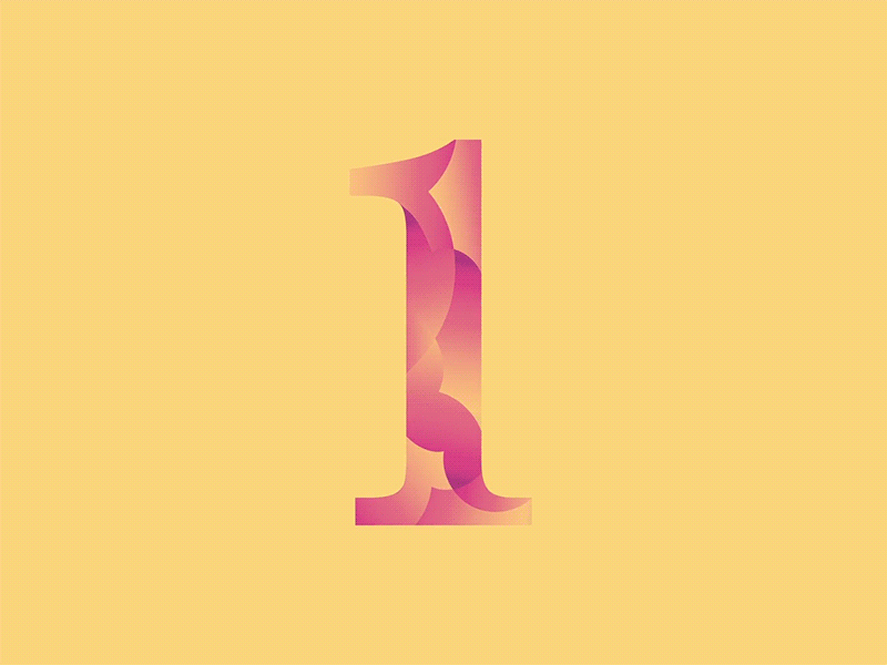 1 - 36 Days of Type 1 36 days of type gif lettering typography
