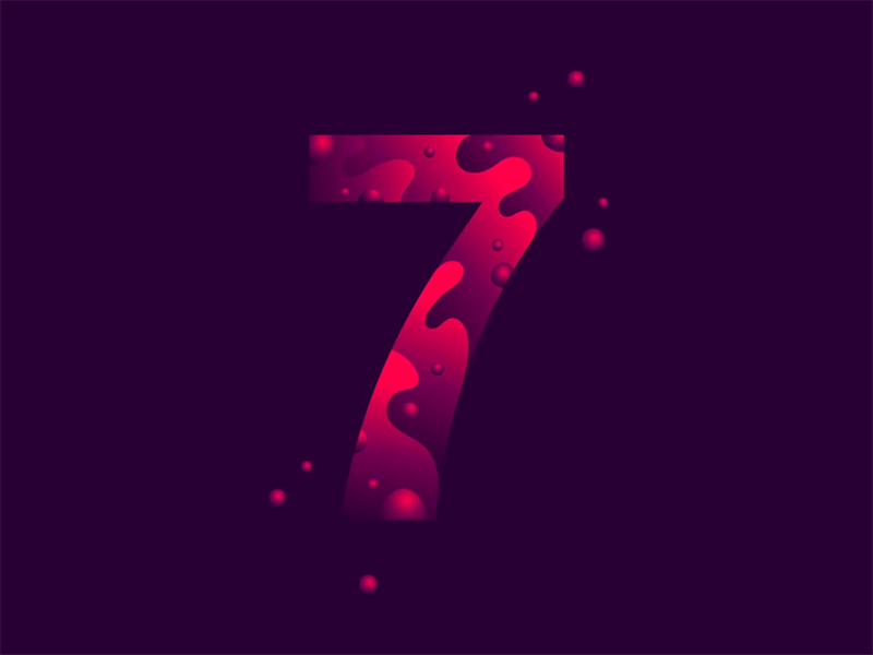 7 - 36 Days of Type 36 days of type 7 gif lettering typography