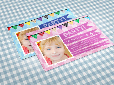Birthday Party Invitation 2 announcement baby birthday born card child children event greeting invitation kids party