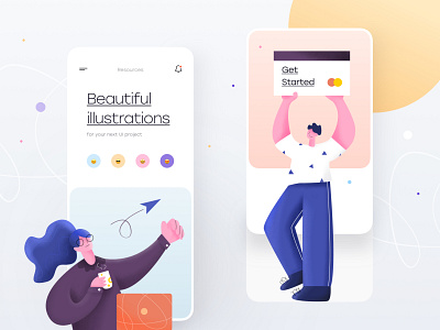 Minimal App & Illustration 2