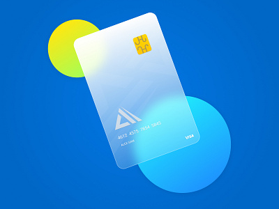 Glass Card Design 2020 2020 design 2020 trends glass graphicdesign