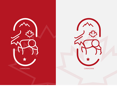 CANADIAN Logo Design artcore inspiration logo logo 2d logoart logodaily logodesign logodesigner ui ux