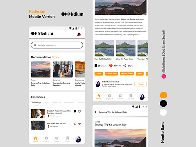 [Redesign] Medium Mobile Apps