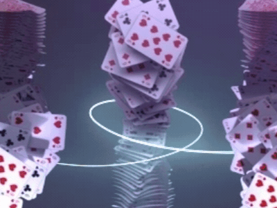 Show your deck ! 3d cinema4d light lines playing card playingcards