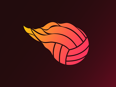 Volleyball Society Logo 18thHKPUPV design illustration logo volleyball