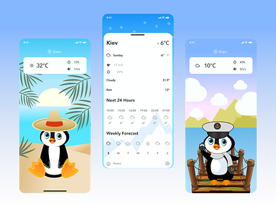 Weather APP design figma illustration mobile mobile app ui ux