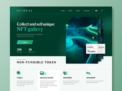 Website | NFT marketplace | Concept altcoin binance bitcoin coin color crypto crypto art cryptocurrency cryptodesign design eth landing marketplace nft token ui ux web webflow xrp