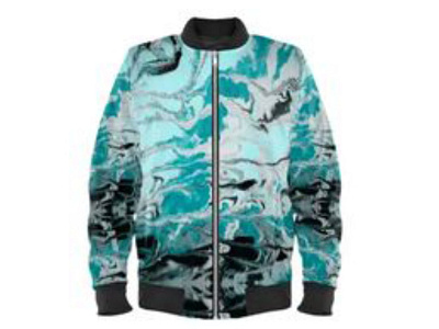 Mens Jackets Marble Patetrns