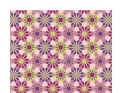 Seamles Patetrn SVG Daisis Kaleidoscope amazing beautiful daisy design digital good digitalart fractal geometric gorgeous illustration kaleidoscope mandala mosaik pattern print file seamless svg vector vectorart