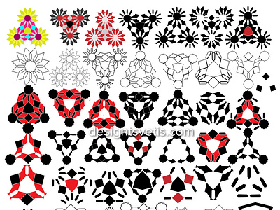 Fifty Logos from My Pattern Daisy Kaleidoscope