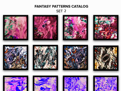 Abstract Paintings/Pieces/ Pattern Catalog  Set 1