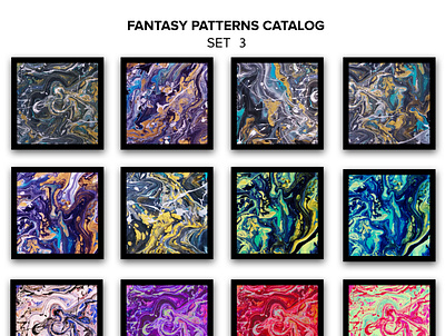 Abstract Paintings/Pieces/ Pattern Catalog Set 3 abstract fantasy paintings patterns catalog set 3