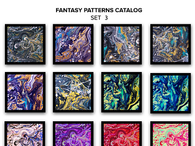 Abstract Paintings/Pieces/ Pattern Catalog  Set 3