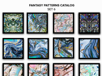 Abstract Paintings/Pieces/ Pattern Catalog  Set 6