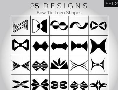25 Bow Tie Logo Ideas 25 beautiful bow tie design digitalart gorgeous logo logo ideas shapes symbols vectorart