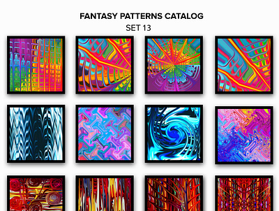 Abstract World Patterns Catalog, Set 13 abstract world amazing beautiful colorful design gorgeous illustration pattern catalog patterns set 13