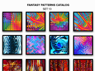 Abstract World Patterns Catalog, Set 13 abstract world amazing beautiful colorful design gorgeous illustration pattern catalog patterns set 13