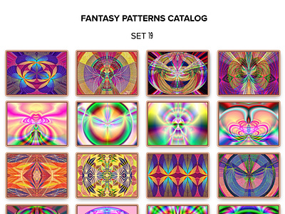 Patterns Catalog . Set 19 Visionary Art, Energy Pictures