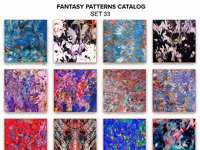 Patterns Catalog Set 33 Abstract Paintings