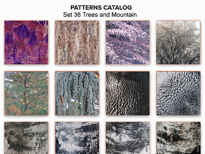 Patterns Catalog Set 36 Trees and Mountain