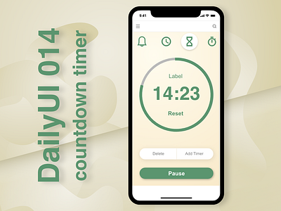 DailyUI 014 - countdown timer