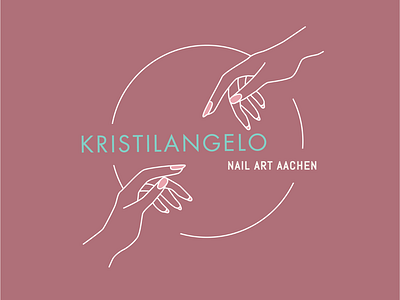 Logo for Kristilangelo. logo brand illustration design