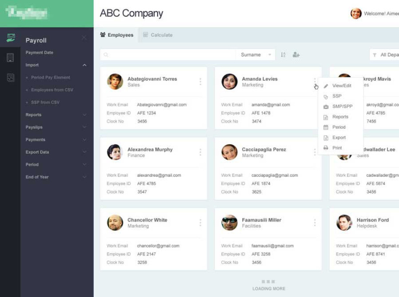 HR-Portal by Manivelan Sekar on Dribbble