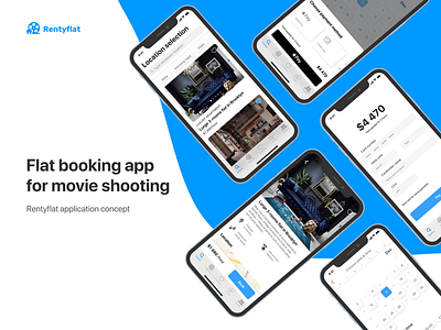 Flat booking app for movie shooting