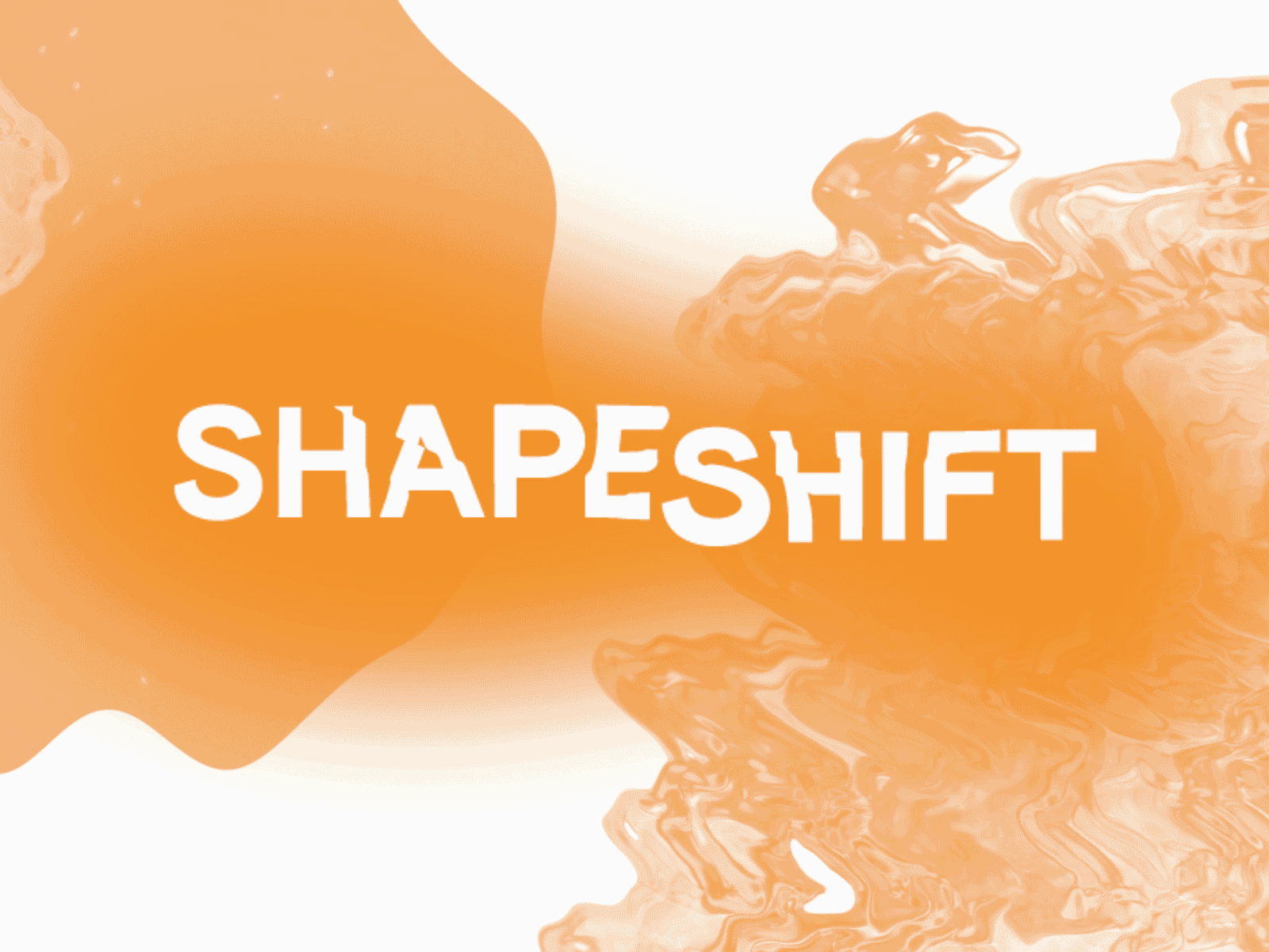 Kickstarter: Shapeshift sustainability prompt, visual treatment animation creative design gif kickstarter sustainability