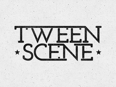 tween scene black and white grayscale greyscale library logo scene sharp sharpen stamp star teen texture tween wordmark