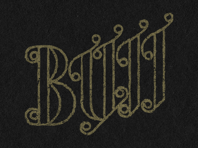 It's a butt! b black butt butterbeer capitals gold grunge harry potter lettering t texture typography u