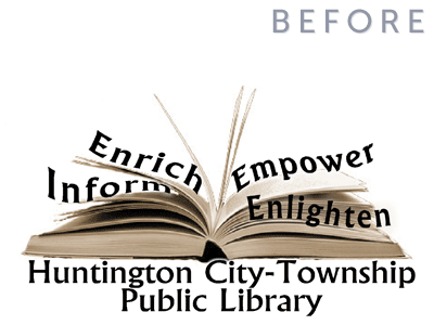 ***GIF*** HCTPL before & after blue book h huntington library logo modern museo museo slab re branding rebranding