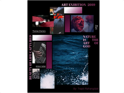 art cover page layout