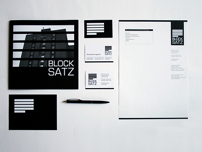 Blocksatz Branding