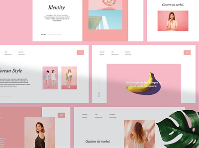 PASRAH - PowerPoint Template artist beauty best powerpoint business creative custom project design fashion pink portfolio powerpoint