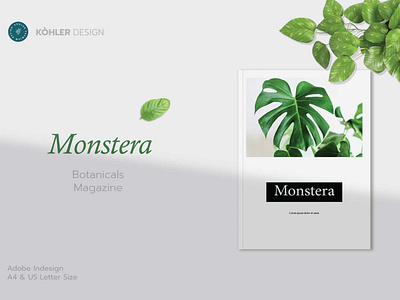 Monstera - Magazine Template agency art artist beauty business creative custom project design fashion magazine portfolio