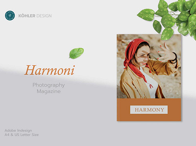 Harmoni - Photography Magazine a4 size beauty brochure business creative custom project design fashion layout magazine photography portfolio