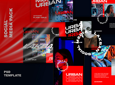 URBAN - Social Media Instagram agency branding business creative custom project design illustration portfolio post instagram promotion stories instagram urban