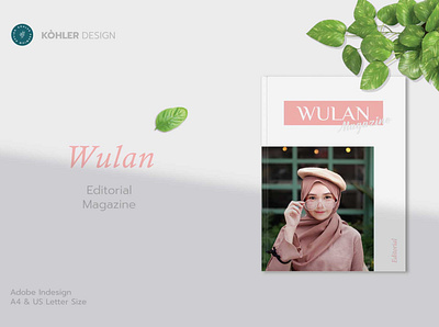 WULAN - Lifestyle Magazine a4 agency artist beauty business creative design fashion magazine magazine cover magazine design portfolio us latter