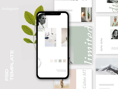 DUHE - Feed & Stories Instagram Template