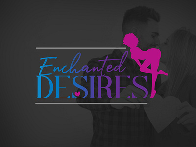Enchanted Desires | Combination Mark Logo animation branding combination design emblem icon illustration logo mark typography
