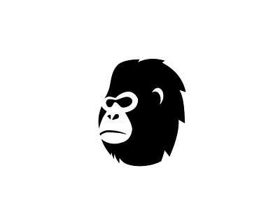 Gorilla Logo face gorilla logo mammal monkey