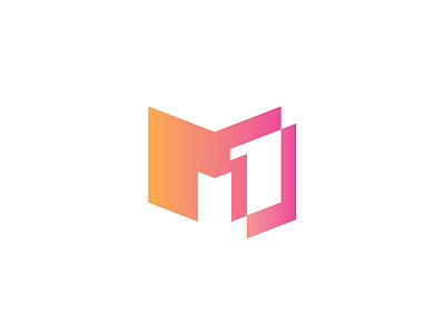 M1 letters logo m1 numbers