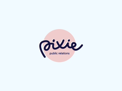 Pixie calligraphy font identity logo typography